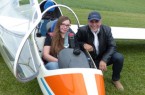 Jenny und HG Segelflugzeug