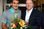 Federer, Roger+Weber, Ralf_Begrüßung_2016 (GERRY WEBER OPEN)