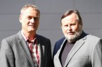v. l. Dr. Helmut Schröder und Prof. Dr. Peter F.E. Sloane. Foto : Universität Paderborn, Reinhard Schwarz