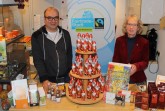 Die Steuerungsgruppe Fairtrade-Stadt empfiehlt, zu Weihnachten fair gehandelte Schokolade zu kaufen.