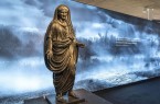Ausstellung "Triumph ohne Sieg" im Römermuseum: Bronzestatue des Tiberius aus Herculaneum. Foto: LWL/ Arendt