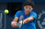 Premiere in HalleWestfalen : Der 21-jährige ATP-Junioren-Weltmeister Hyeon Chung aus Südkorea wird erstmals an den GERRY WEBER OPEN teilnehmen. © JHasenkopf (München)