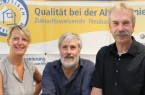 v.l.) Andrea Flötotto, Bernd Schüre und Bernd Ellger beraten in Sachen Gebäudesanierung und Fördermöglichkeiten.