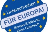 Europa-Erklärung: Wer ein Zeichen für die EU setzen möchte, kann die Erklärung auf Papier oder online unterschreiben.