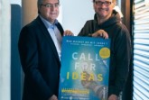 (TecUP): v. l. Karl-Heinz-Rawert, Vorstandsmitglied der VerbundVolksbank OWL, und Prof. Dr. Rüdiger Kabst, Leiter des Technologietransfer- und Existenzgründungs-Centers der Universität Paderborn, freuen sich auf den Start des „Call for Ideas“-Wettbewerbs.