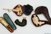 Meerschaumpfeifen & Zigarrenhalter aus Meerschaum aus der Sammlung des Mindener Museums Foto: Mindener Museum
