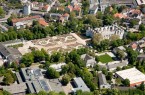 Luftaufnahme Schloß Neuhaus und Barockgarten, Foto: Gerd Vieler