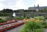 Abtei Kloster Kamp mit Terassengarten, Foto: © Imma Schmidt
