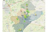 Ein Screenshot der digitalen Karte der Klimaschützen zeigt die Vielfalt und breite Streuung der Angebote im gesamten Stadtgebiet. Foto: Stadt Rietberg