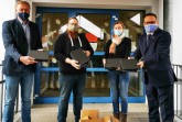 Schul-IT bereitet 400 Geräte in kürzester Zeit für den Einsatz vor, Foto: Stadt Bad Oeynhausen