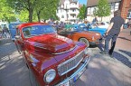 Ein Blickfang auf der La Strada ist der Treffpunkt der Oldtimer-Fans auf dem Klosterplatz.Bild: Bielefeld Marketing/Sarah Jonek