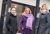 Auf dem Foto sehen Sie v.l.n.r.: Madina Oserow, Claudia Mander und Esther Rosenbrock Foto: Stadt Detmold