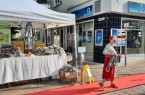Die Beutel- Aktion stieß auf sehr großen Anklang. Alle 300 Beutel waren nach wenigen Stunden verkauft.Foto:© Stadt Paderborn