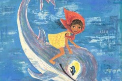 Ingrid Schneider: Cover-Illustration zu Katherine Allfreys Delphinensommer (1963). Privatbesitz.