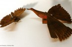 Zwei Holzvögel aus dem Kriegsgefangenenlager Minden, Sammlung Mindener Museum (Foto: © Mindener Museum)