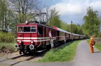 Der Osterhasenexpress der Landeseisenbahn Lippe auf Tour. Foto: (Michael Rehfeld)
