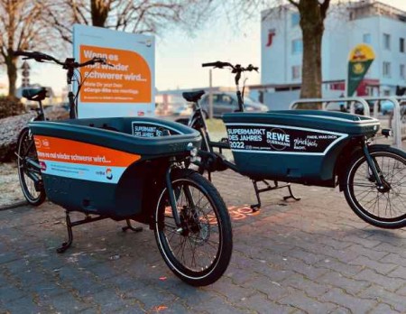 eCargo-Bike-Flotte wird ausgeweitet
