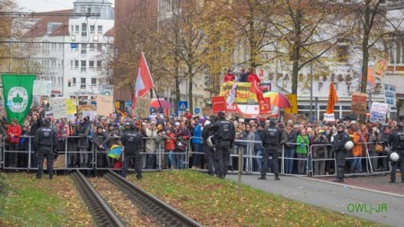 Demonstrationen gegen Rechts am Wochenende. Symbol-Foto: Jürgen Riedel