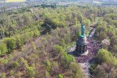 Blick auf den Start des 50. Hermannslaufs im Jahr 2022. (Fotorechte: TSVE 1860 Bielefeld)