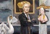 The World of Salvador Dali, 2025, Öl auf Leinwand, 150 x 230 cm. Bild Copyright: Atelier Heiner Meyer