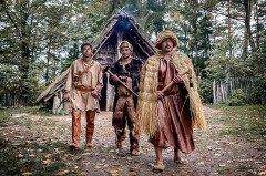 Menschen der Jungsteinzeit treffen auf Menschen der Mittelsteinzeit. Foto: © AFM Oerlinghausen / J.Radtke