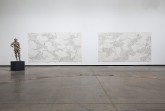 Ausstellungsansicht „Kartographien des Wachstums – Katinka Bock im Dialog mit Lois Weinberger“, 7. 2. – 7. 6. 2026, Courtesy Studio Lois Weinberger und Galerie Krinzinger, Wien, © Marta Herford, Foto: Hans Schröder