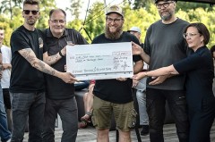 Von links: Andreas Kaspar Kuhn, Rolf Neuhaus, Dennis Mühe, Torgard Engmann und Sarah Schwarze. © Martin Hillmann